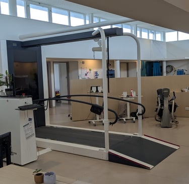 De oefenzaal bij Tante Louise