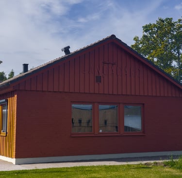 Framsidan av förskolan Långagård i Moheda