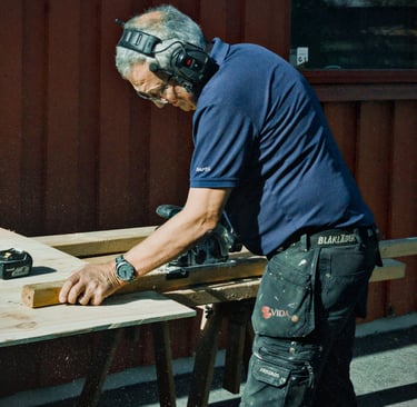 Den pågående renoveringen av förskolan Långagård i Moheda