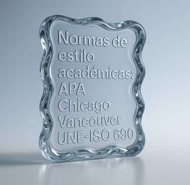 Normas de estilo APA 7.a edición/MLA/Chicago