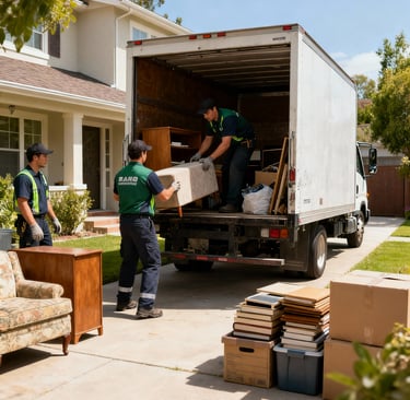 Dérarras d'une maison