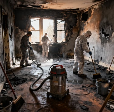Nettoyage après incendie