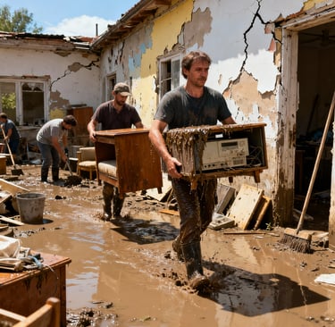 Nettoyage après inondation