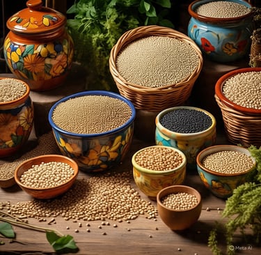 a variety of different types of grains and grains,The Revolution of Plant-Based