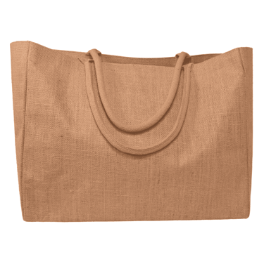 Reusable jute shopping bag for groceries and everyday use