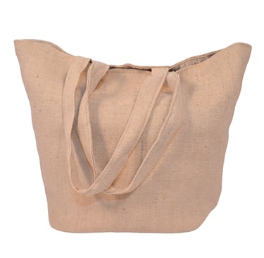Reusable juco tote bag made of jute-cotton blend, ideal for shopping and daily use