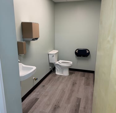 women's single bathroom
