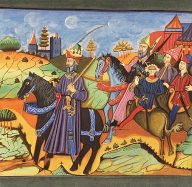 Caballero Zifar. 57 x 60 cm. 1000 euros