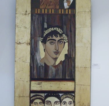 Enigmático Fayum. 99x54 cm. 3000 euros.