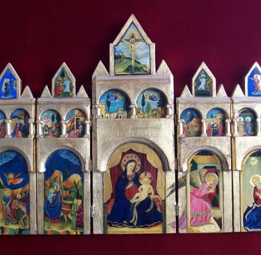 Políptico. 70 x 80 cm. 6000 euros