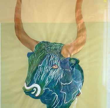 Toro minoico. 58 x 70. 1250 euros