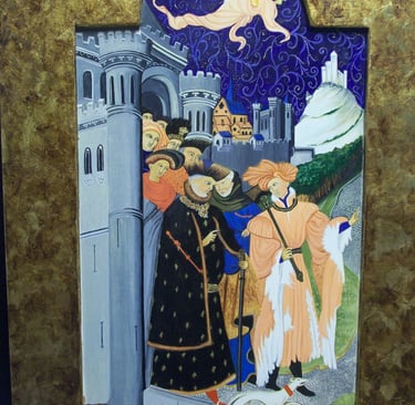 Viaje del Duque. 78 x 55 cm. 1700 euros