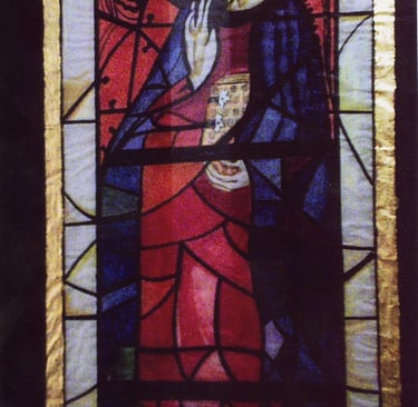 Vírgen gótica. 115 x 85 cm. 2250 euros