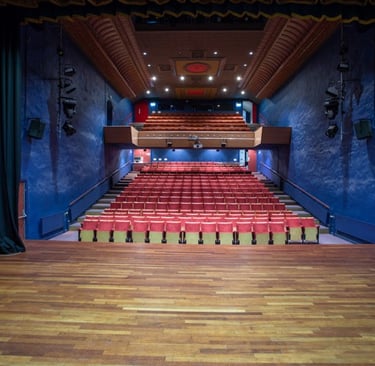 View from on stage at the Queen's Hall Hexham