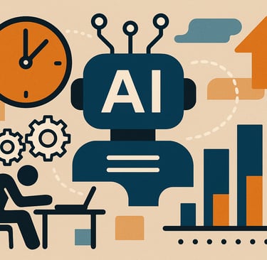 AI helping a human with mundane tasks