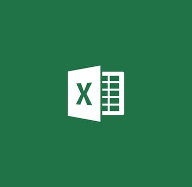 Microsoft Excel icon: essential spreadsheet tool for data cleaning, analysis, and reporting