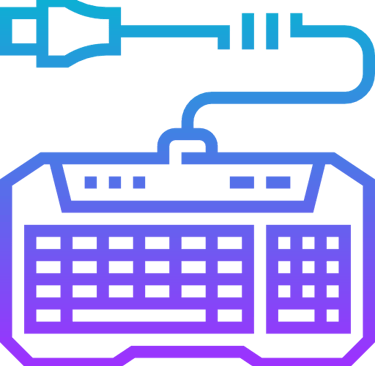 Keyboard vector for recommended products