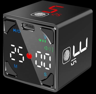 pomodoro timer cube
