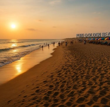 Golden beach, Puri