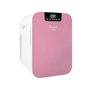 pink 20L Cooluli Concord Skincare Fridge