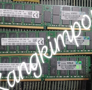 a bunch of ram modules are sitting on a shelf
