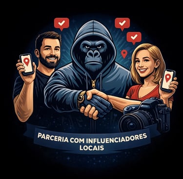 parcerias com influenciadores locais