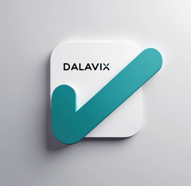 a white square button with a green tick ticker