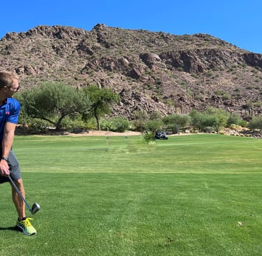 Dr. Meyers golfing