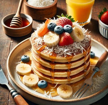 hindistan cevizli pancake