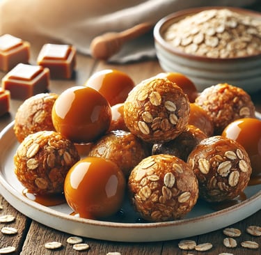karamelli enerji topları