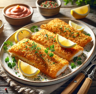 Balık kızartması mısır unlu