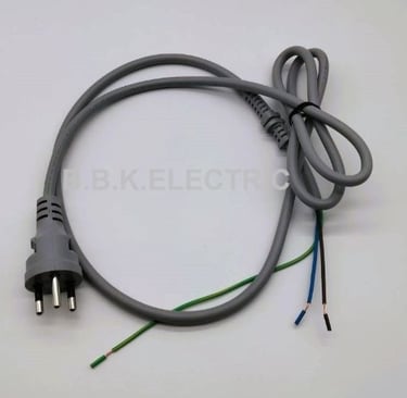 3pin Thailand plug cord for all appliance sector