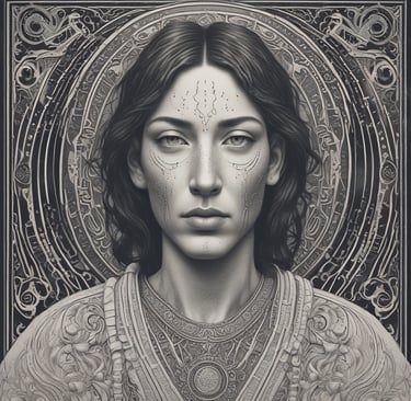 A group of people is gathered inside a dimly lit room with large windows. A medical professional wearing a mask is seated and attending to a child while others, including women and an elderly person, are either seated or standing nearby. The interior has plain walls, and there appears to be a consultation taking place.