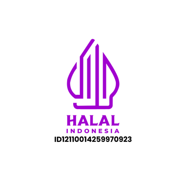 a halal logo on a white background