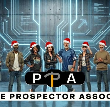 Pickaxe Prospector Association Christmas Banner