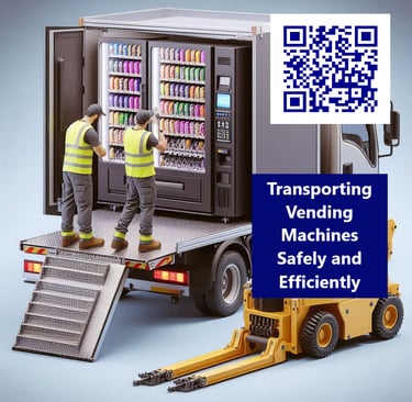 vending-machine-transport.net-2-men-on-back-of-truck-moving-2-vending-machines-Transporting Vending 