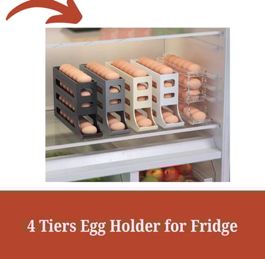 a refrigerator with eggs in it and a picture of eggshells in the fridge
