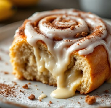 Banana Bread Cinnamon Roll
