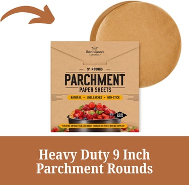 Heavy Duty 9 Inch Parchment Rounds