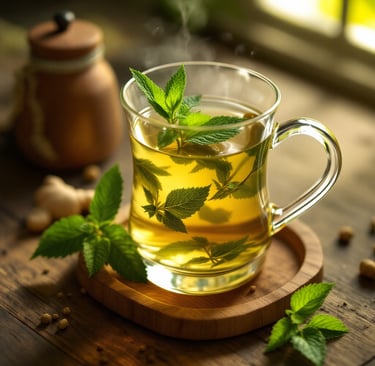 Invigorating Ginger-Mint Green Tea
