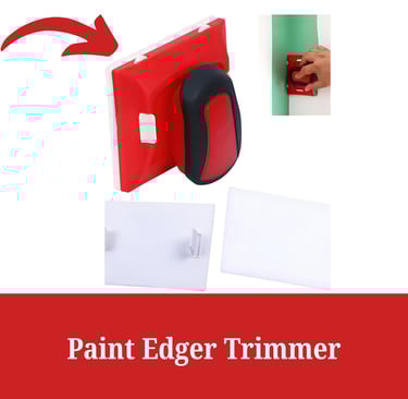 a picture of a red and white photo of a handmade edger edger