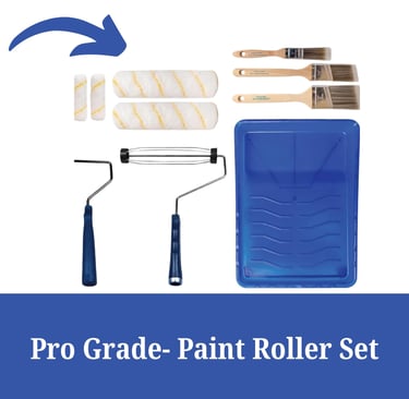 a set of tools for painting and decor