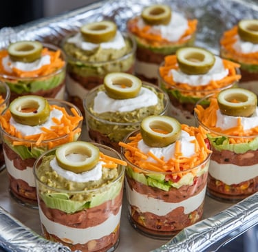 Seven-Layer Mexican Dip Cups