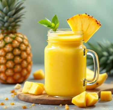 Sunny Tropical Yellow Smoothie