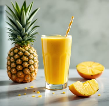 Tropical Mango Pineapple Smoothie