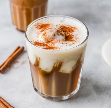 Iced Chai Latte with Cold Foam
