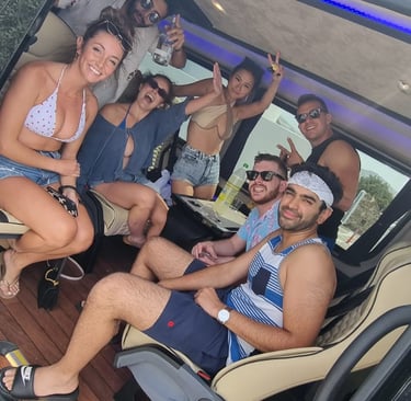 Group transfer Mykonos luxury van Mercedes Sprinter