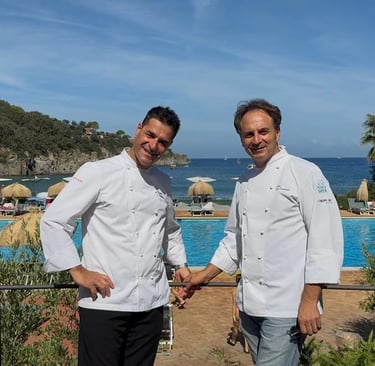 Chef Nino Di Costanzo and Chef Pasquale Palamaro