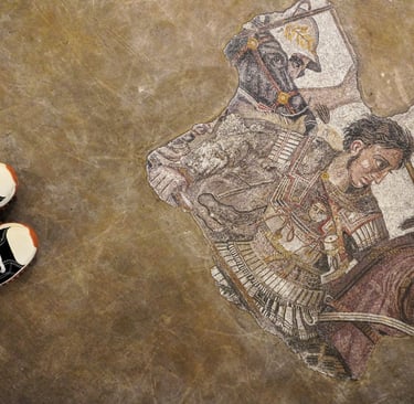 MANN museum mosaic Naples, Italy