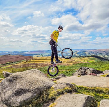 BMX in Peak District 